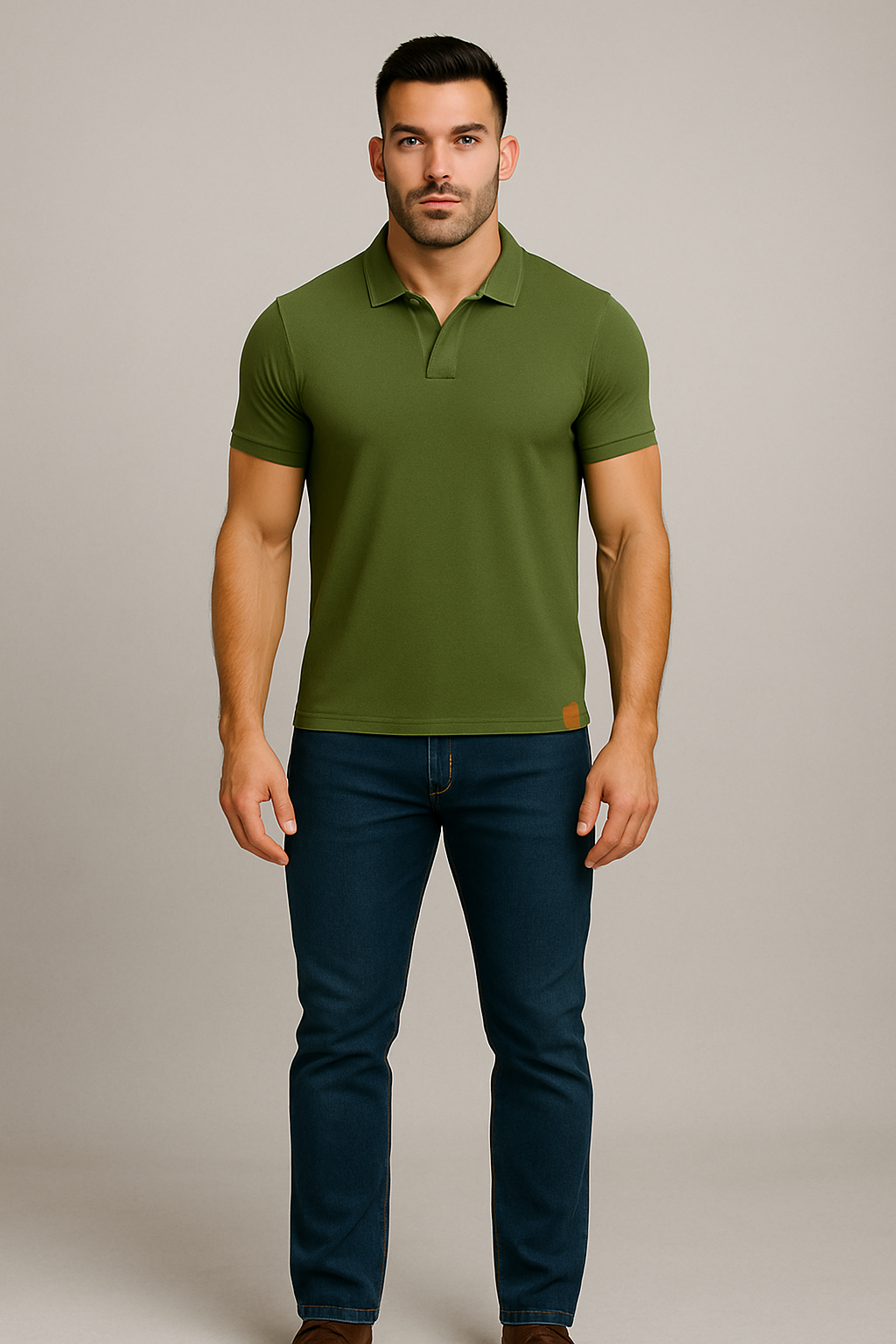 Classic Sage Green Polo T-Shirt