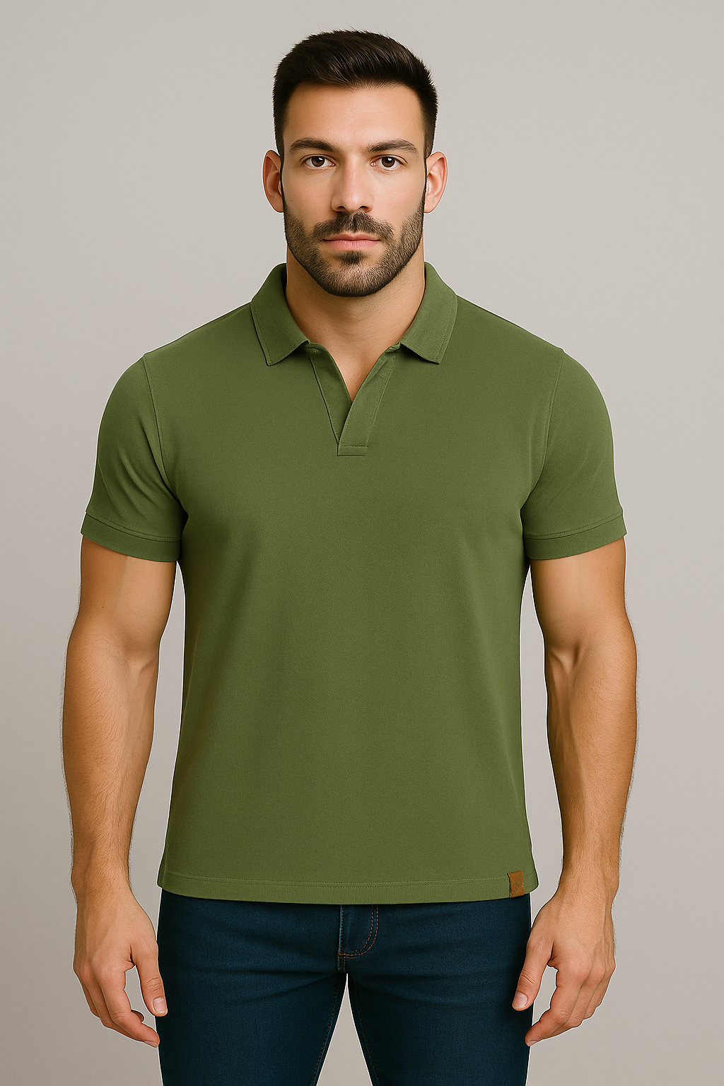 Classic Sage Green Polo T-Shirt